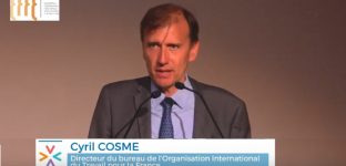 Conférence de consensus 2019 : Ouverture de Cyril Cosme, Directeur du bureau de l’OIT pour la France